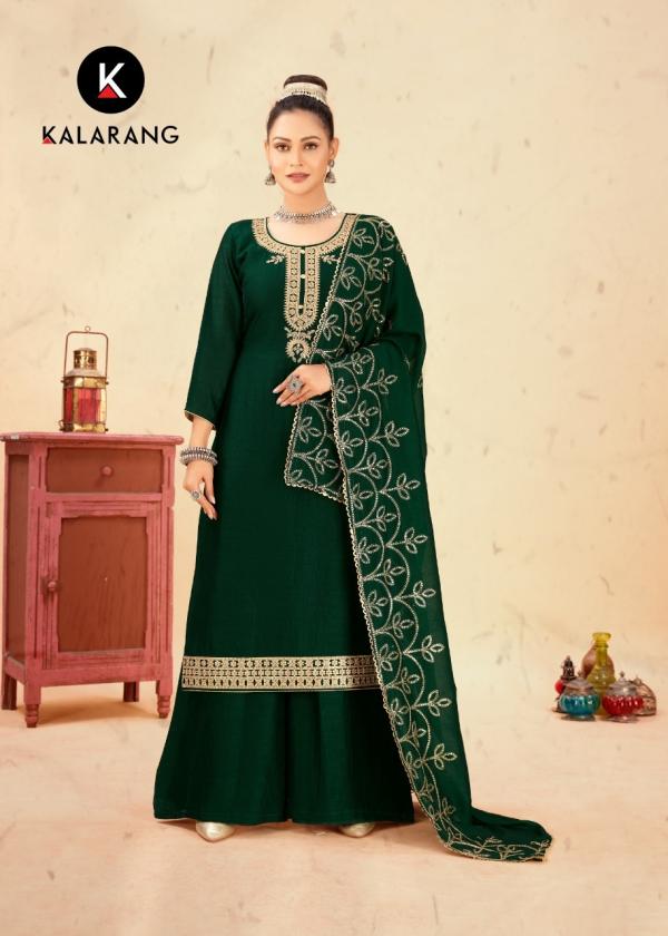 Kalarang Shreya Heavy Silk Designer Salwar Suit Collection